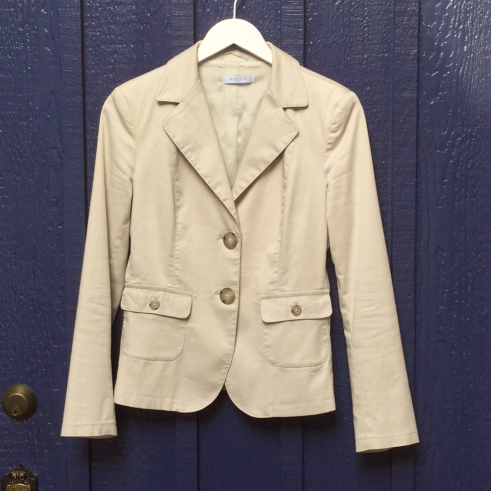 Marella Sport Beige Blazer 🌿